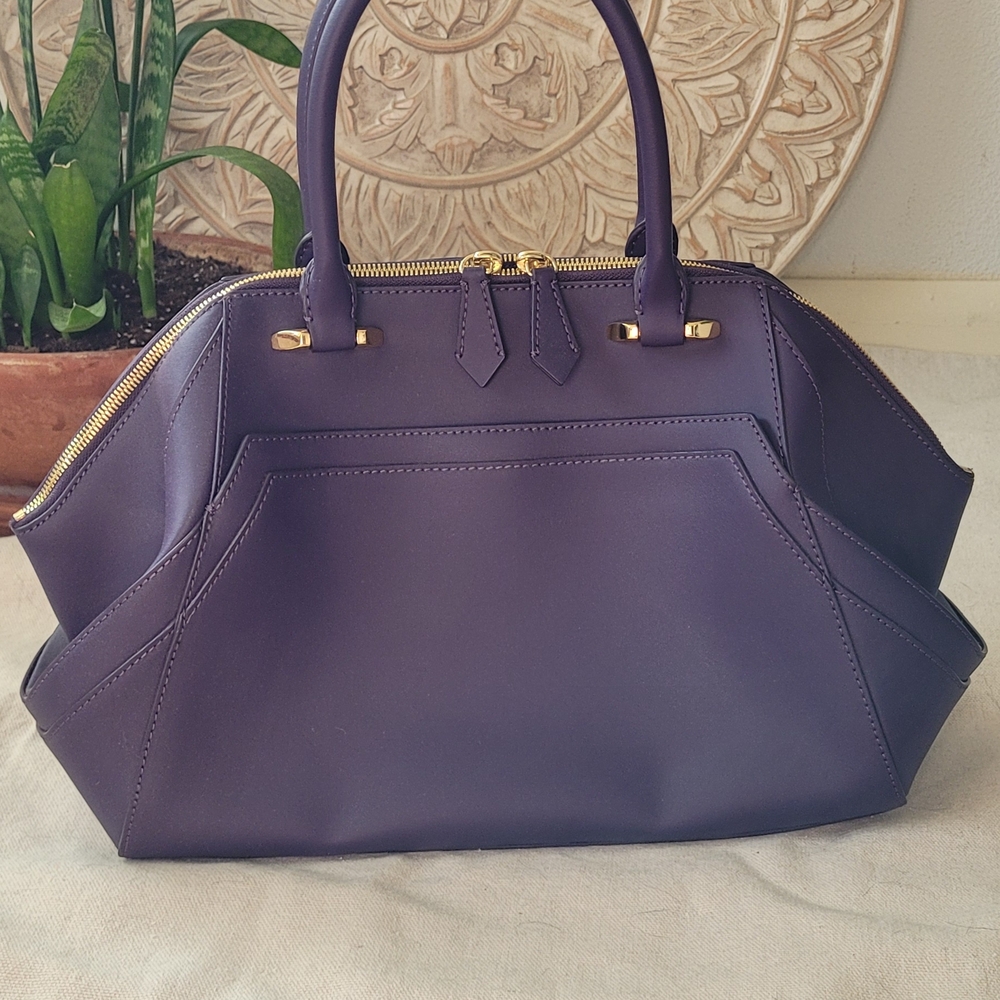 Zac Posen Chic Purple Satchel